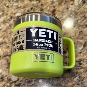 Yeti 14oz mug green